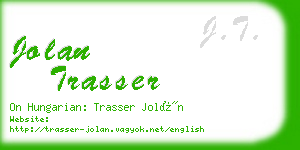 jolan trasser business card